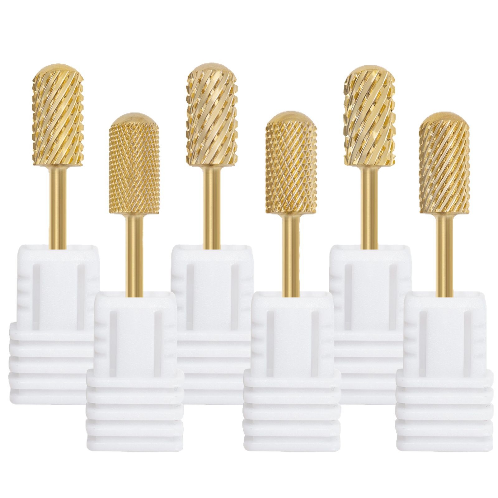 Nails transfronterizos de tungsteno de acero pulido Pro cabeza cilíndrica rápida eliminación de uñas pretratamiento eliminación de piel muerta eliminación de uñas bidireccional