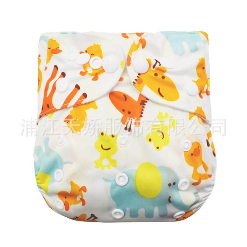 メーカークロスボーダー赤ちゃんおむつ洗える尿不湿通気性プリントトレーニングパンツcloth diaper|undefined