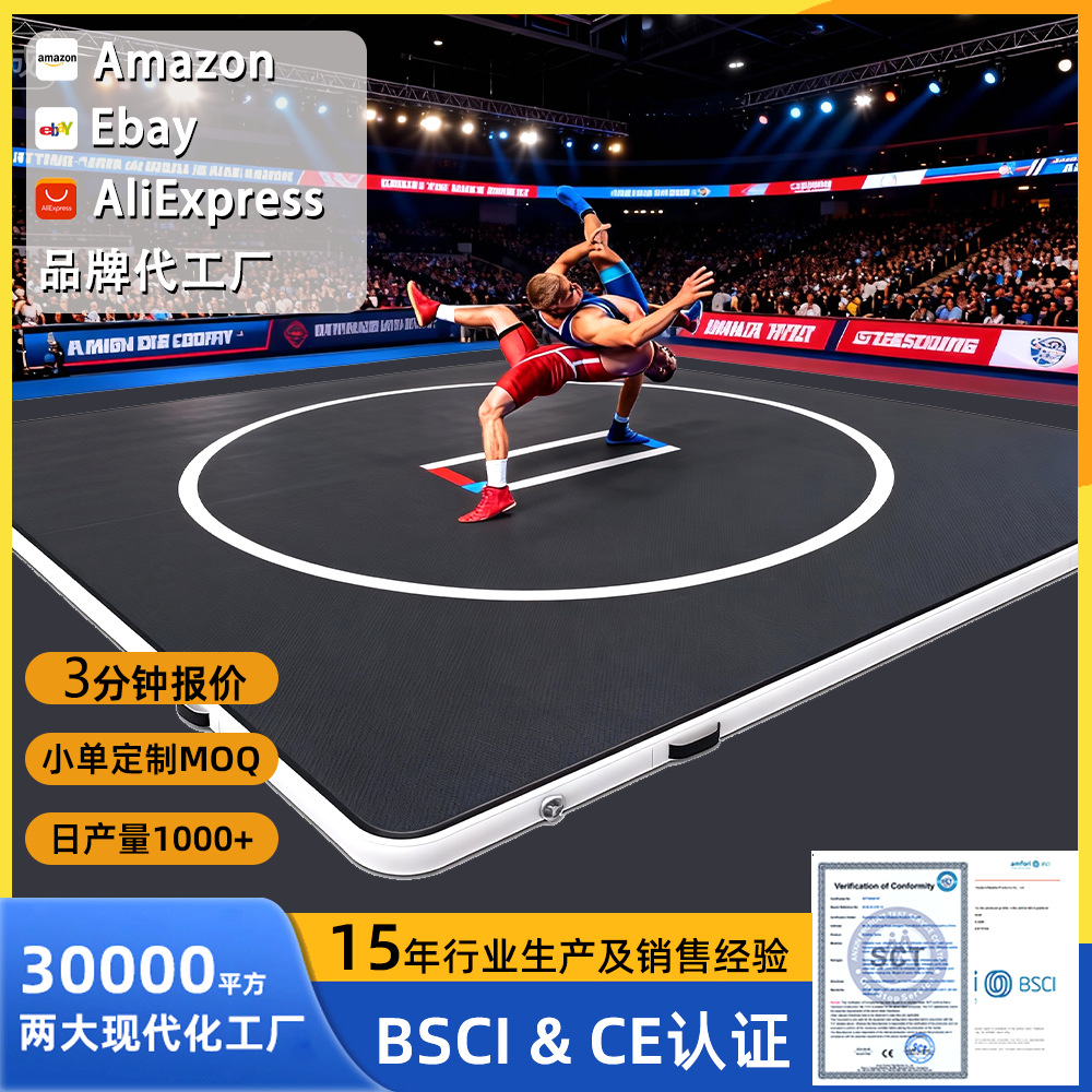 Inflatable Acrobatic Mat, Wrestling Training Mat, Judo Mat, Inflatable Gymnastics Mat, Taekwondo Mat, Inflatable Wrestling Mat