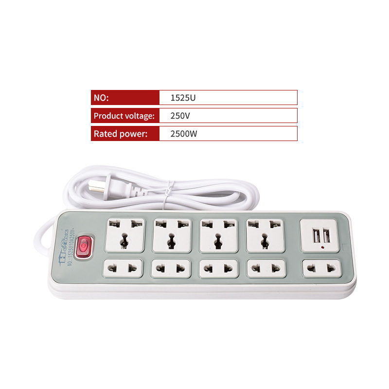 Sudeste asiático Tailandia Myanmar Tailandia estándar de comercio electrónico transfronterizo lote de red dos enchufes planos enchufes USB