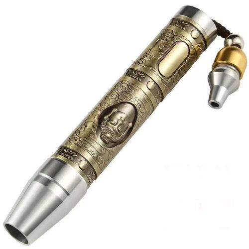 Use the three-light source flashlight for jade to identify the strong light flashlight, and use the 365nm purple light pen to check the jade. 
