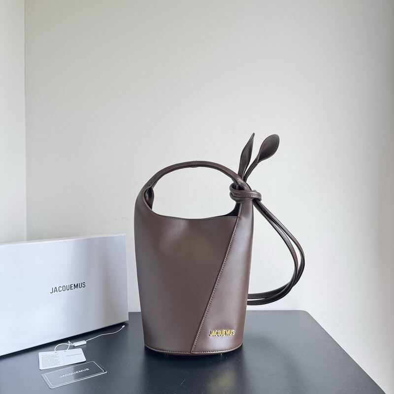 Jacquemus2025新款桶包女百搭高级感单肩手提包小众休闲简约斜挎|undefined