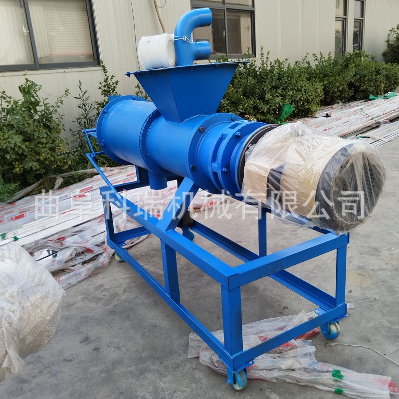 干湿猪粪分离机 水泡牛粪螺旋脱水机 鸡鸭粪便不锈钢挤压机科瑞