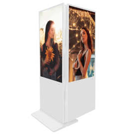 55寸立式双面屏触摸一体机商场购物中心双面品牌促销活动展示大屏