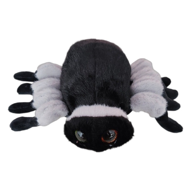 Muñeca de araña simulada parodia accesorios de Halloween juguetes de peluche muñeca sala de estar vestir muñeca de trapo felpa