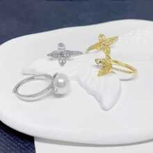 DIY�Ʒ����~�18k�����ʯ�U�ջ�����������_�ڿ��{����ָ