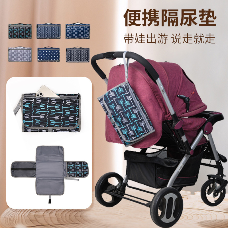 Portable Diaper Pad, Cross-Border Mother's Outing Artifact, Baby Changing Table, Multi-Functional Folding Diaper Diaper Bag