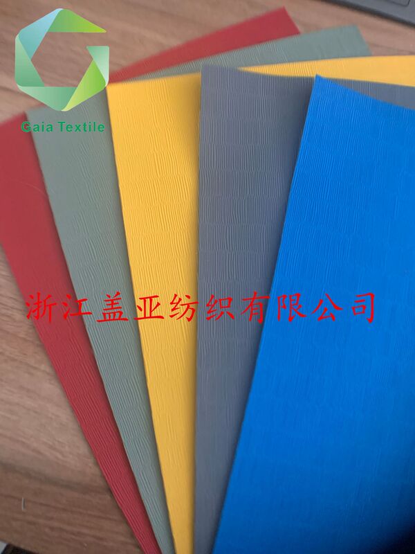 Straw Mat Pattern Pvc Mesh Single-Sided Coated Cloth Sporting Goods Non-Slip Sports Mat 720g 1000D
