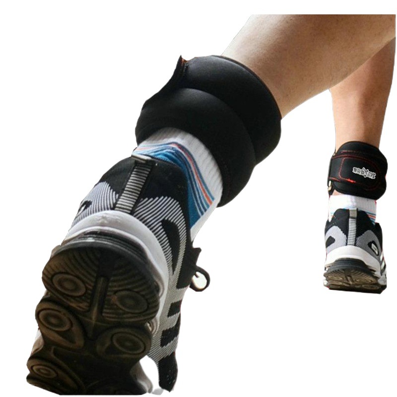 Bolsa de arena polainas equipo de soporte de peso Deportes entrenamiento de carrera ajuste invisible estudiantes masculinos y femeninos atados a mano pie bolsa de arena de hierro