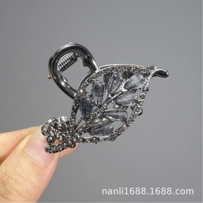 金属马尾神器发夹蝴蝶结抓夹马尾夹发夹合金发饰发卡发饰批发饰品|undefined