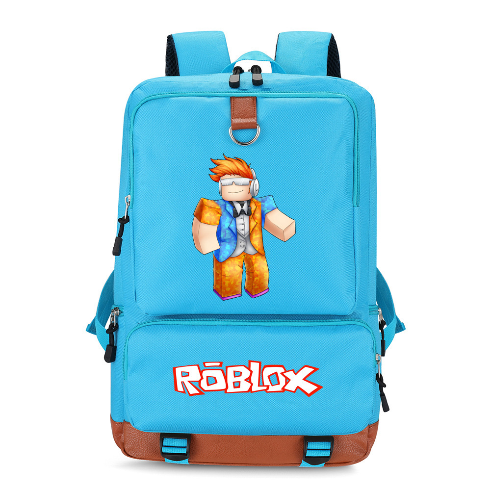 가상 세계 ROBLOX 게임 남녀 대용량 배낭 학교 가방 여행 가방 컴퓨터 가방 새로운