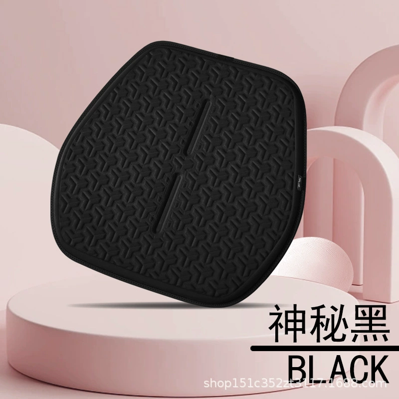 Автомобильные гелевые накладки на сиденья, комплект из трех предметов, всесезонные, универсальные, из TPR и замши, дышащие, в стиле легкой роскоши (HK)