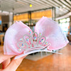 Children's cute hairgrip with bow for princess, hair accessory