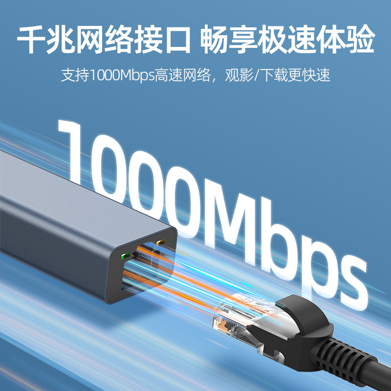 Usbネットワークカード百兆ギガusb転送ネットワークケーブル変換コネクタusb転送rj45ドライブなしプラグアンドプレイネットワークカード|undefined