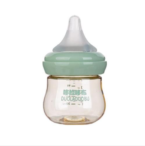 Dora Dora Newborn Baby Bottle PPSU, Gas-Prevent Newborn Baby Bottle, Durable, 0-3-6 Months, 120ml