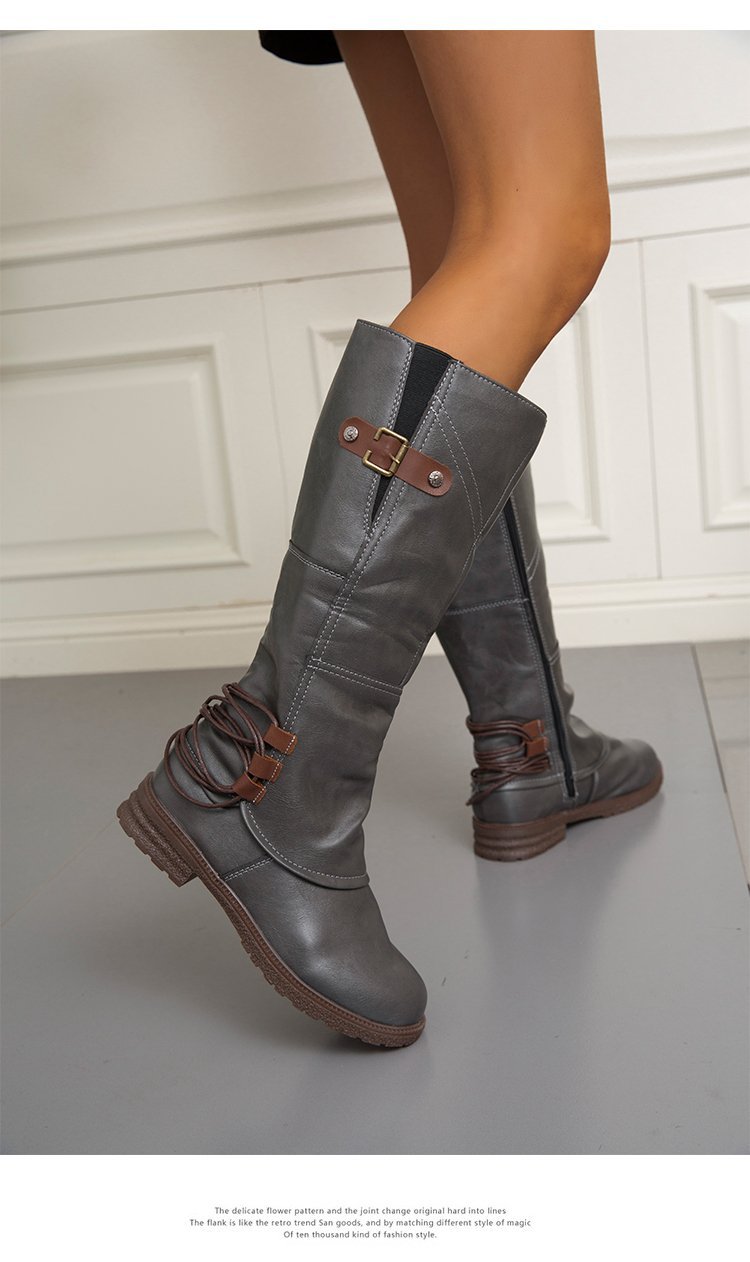 Fashion explosion outside wear fall and winter high boots_voghion.com