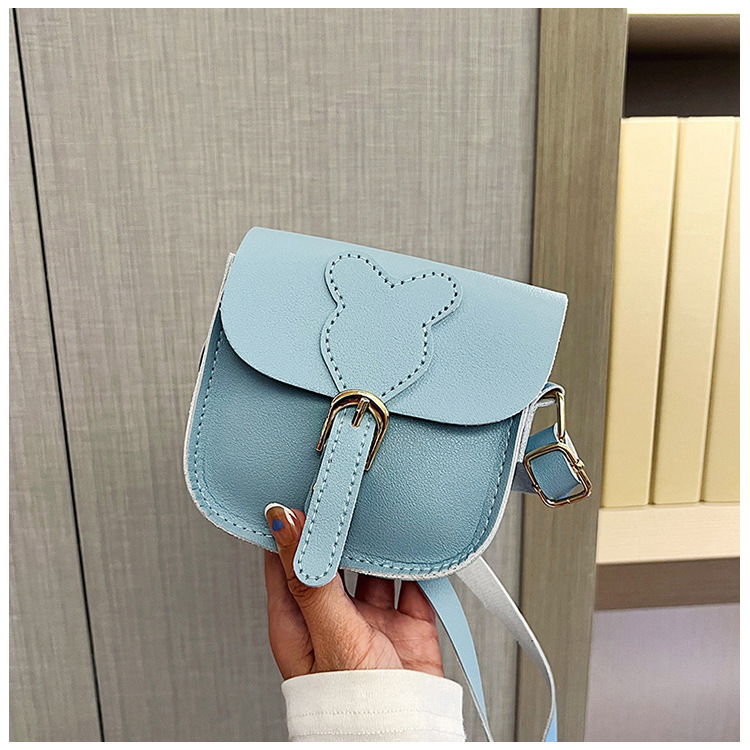Women's Gender Women's Mini Pu Leather Solid Color Vintage Style Classic Style Square Magnetic Buckle Shoulder Bag