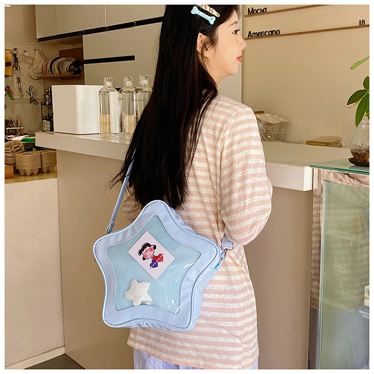 This year's popular color bags, 2025 new star bags, Japanese-style sweet single-shoulder bags, crossbody bags, women's bags, cross-border undefined