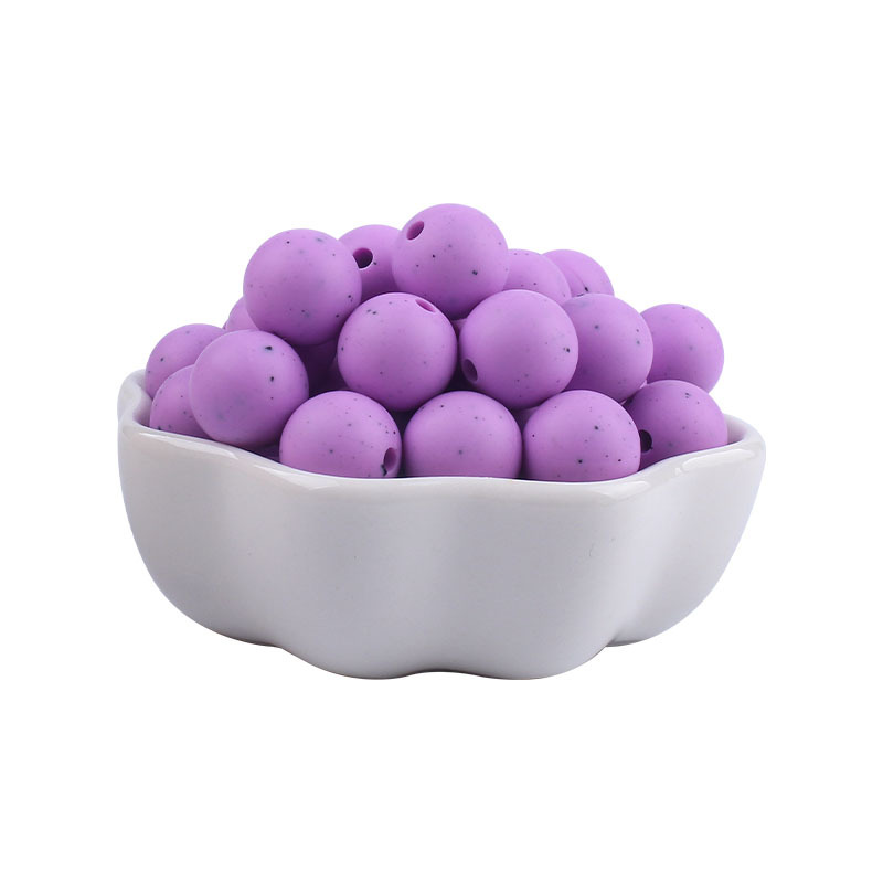 12mm cuentas de silicona molar juguete mordedor pulsera cadena chupete collar infantil DIY accesorios joyería