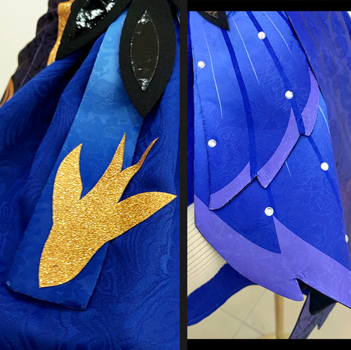 Genshin Impact cosplay outfit for Keqing: 