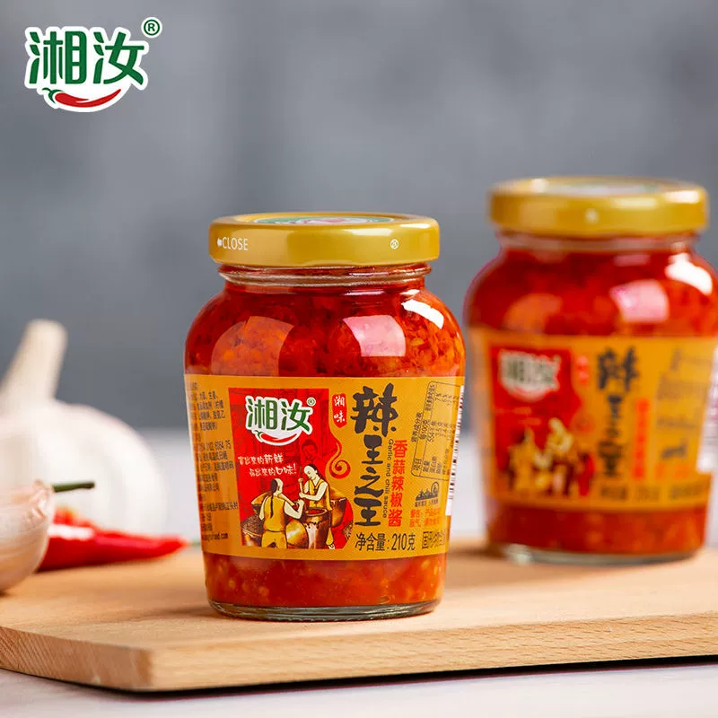 Xiangru Spicy King Сметанно-чесночный соус Хунаньский соус из измельченного перца Чили Приправа из измельченного перца для риса и лапши Острый соус