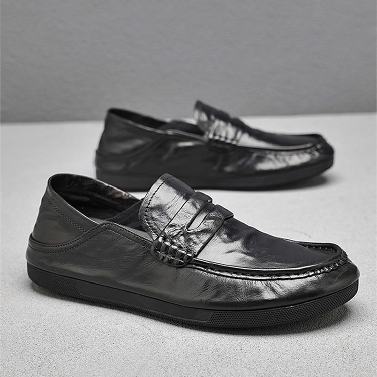 Trend breathable loafers English style, high-end