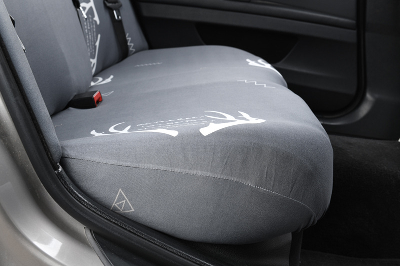 Elastic universal car seat cover, rear split-type waterproof seat cushion cover, backrest cover, headrest cover, simple elastic design