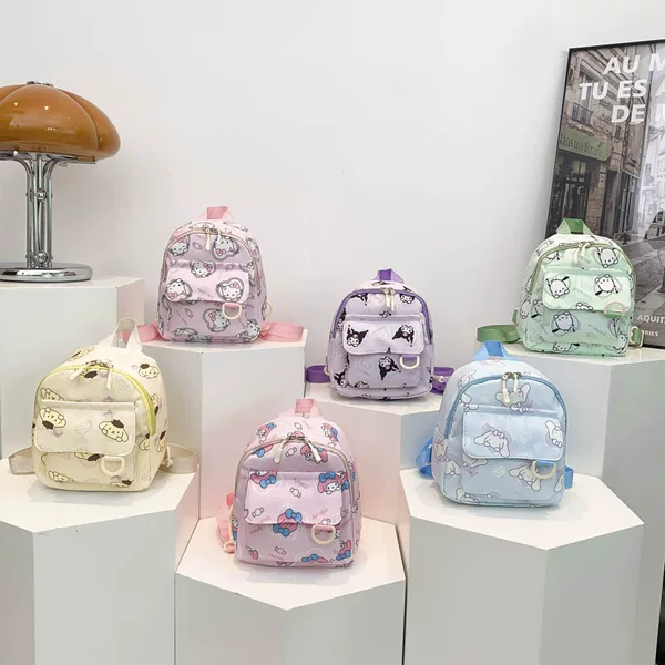 Mini Small Backpack Boys and Girls Schoolbag Small Double Back Baby Travel Cartoon Backpack Casual Small Backpack