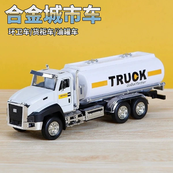 Petrol truck, alloy car