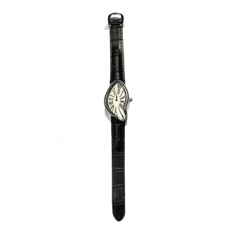 Business, Streetwear Style Business Streetwear Solid Color Butterfly Double Snap Quartz Watch