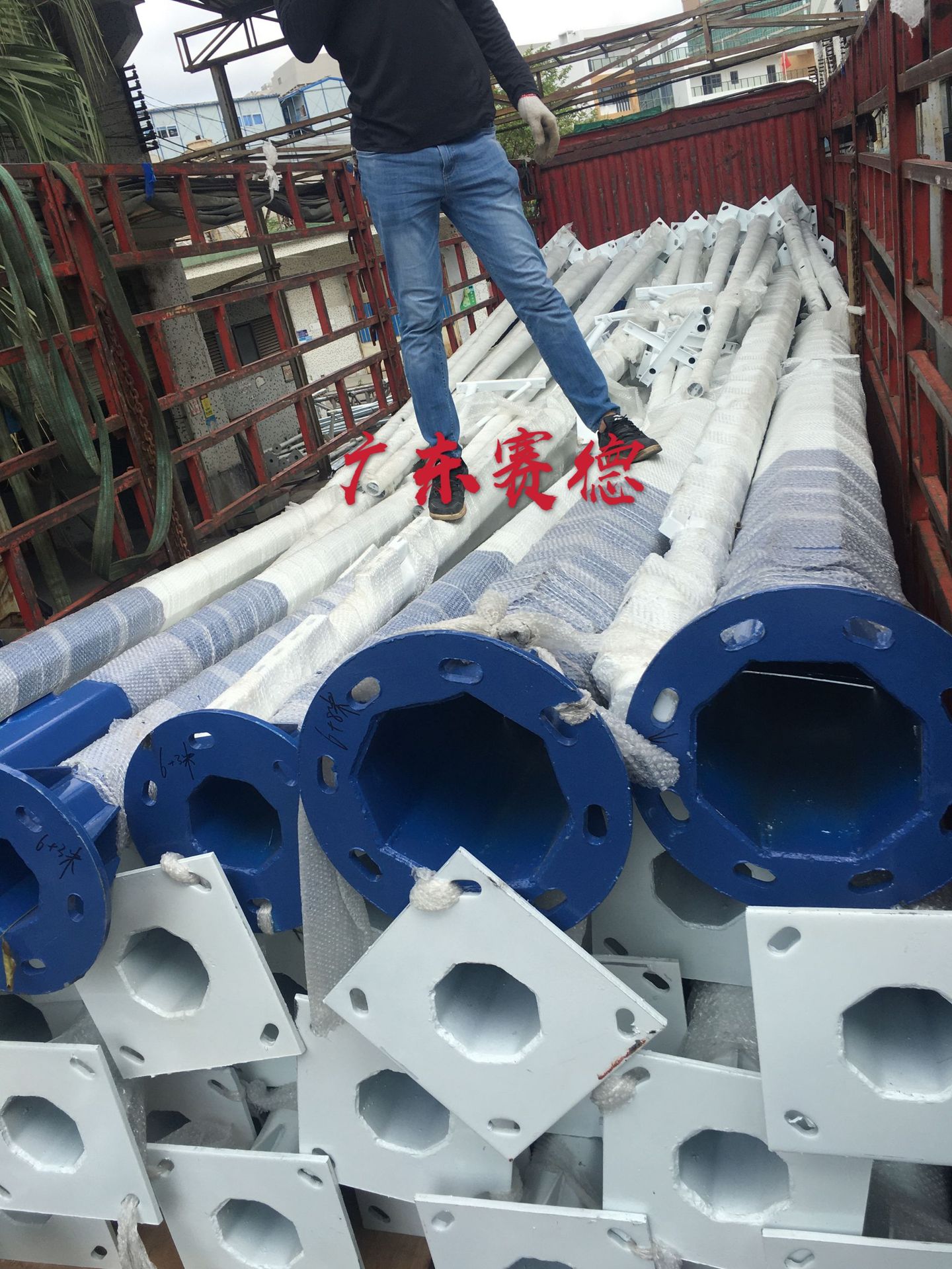 道路交通信号杆红绿灯抓拍八角杆监控立杆萍乡监控立杆4米5米6米