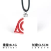 Red pendant, necklace