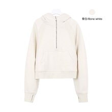 C 23828 Lulu Embroidered Scuba Hoodie ������ñ����