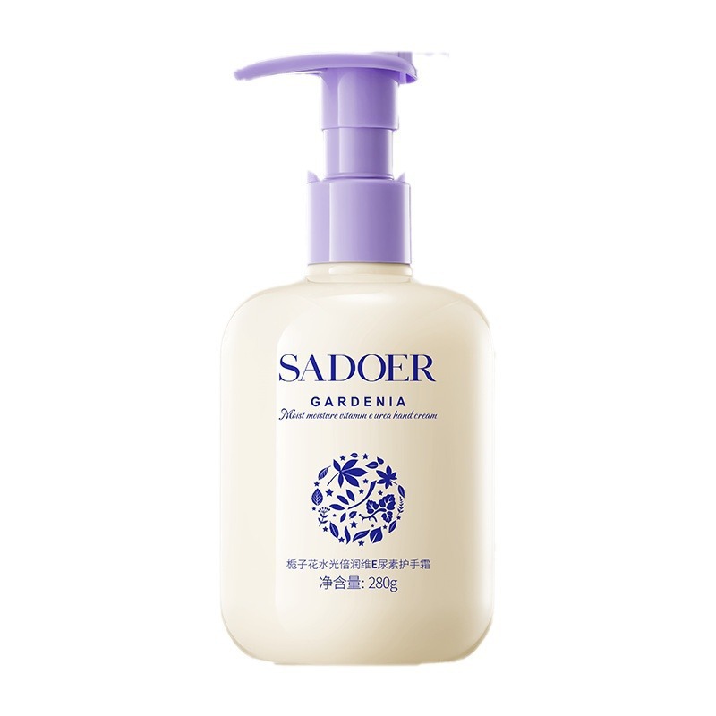 Flores de Gardenia, agua, agua, rejuvenecimiento, vitamina E, crema de manos de urea, crema de manos de cuidado de la piel de otoño y invierno, hidratante, anti-agrietamiento,