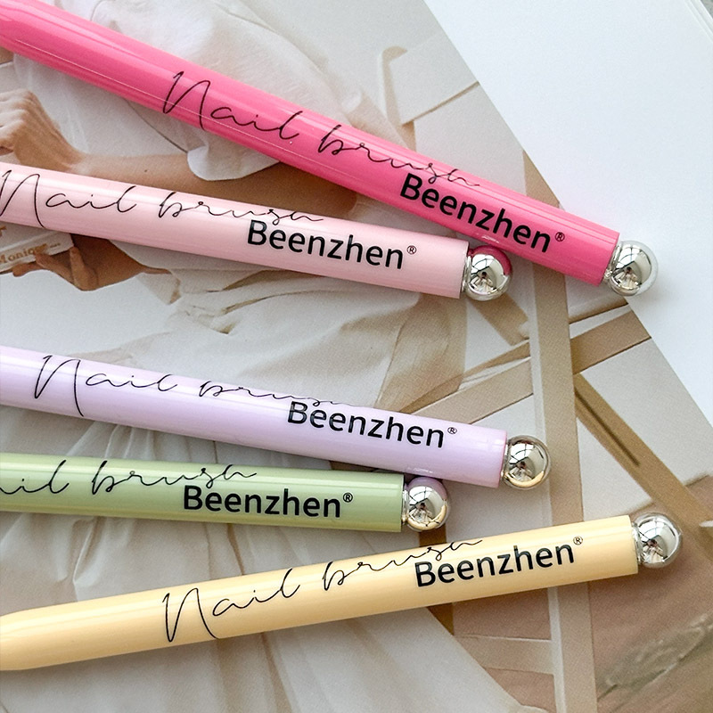 Manufacturer Wholesale Customized Oem Macaron Color Exquisite Acrylic Brush Set Unique Shape Manicure Pen