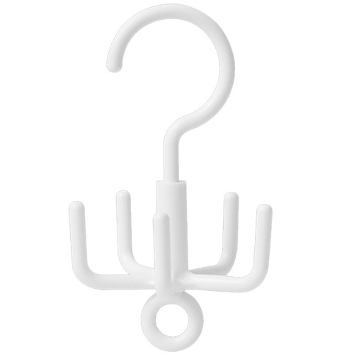 Rotating hook wholesale five-claw plastic multi-functional punch-free household foldable hat bag hanger hook
