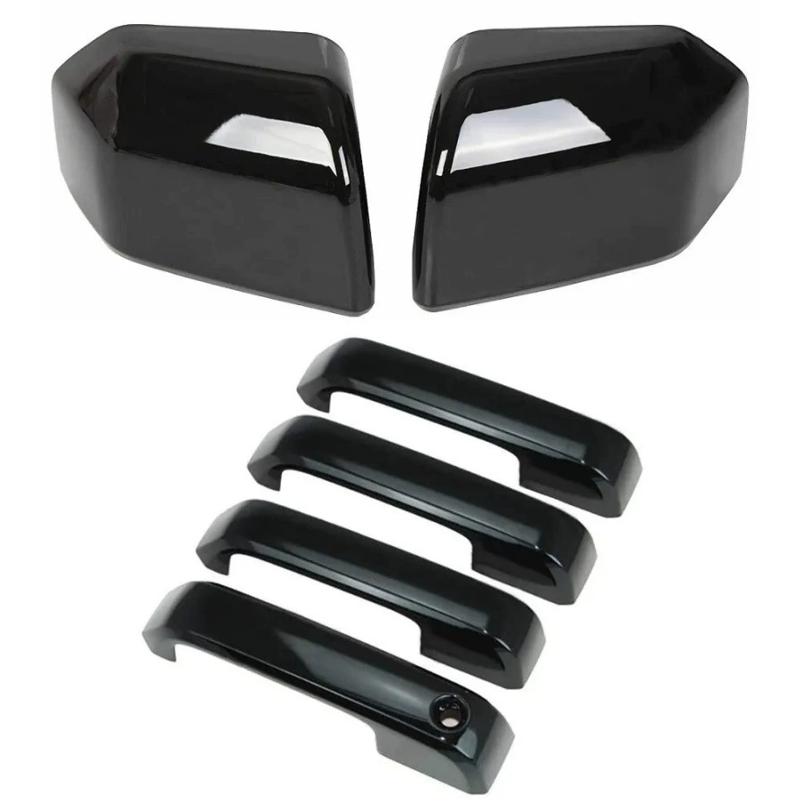 Применимо к 15-19 Ford Ford F150 Яркая черная крышка ручки дверной ручки крышка пианино черная крышка зеркала заднего вида