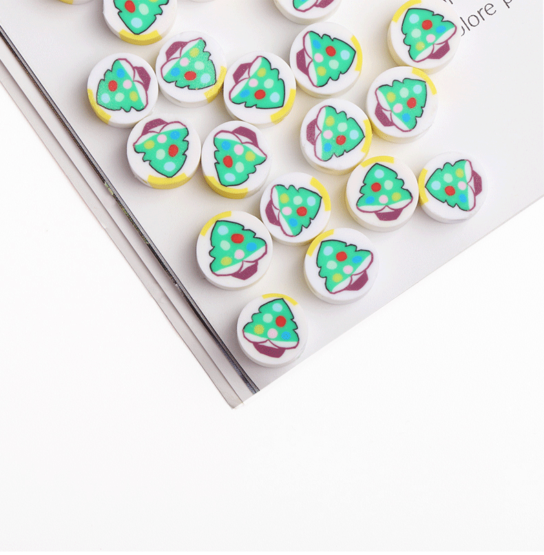 Christmas Tree Pattern 1 Piece Soft Clay Christmas Tree DIY Jewelry Accessories