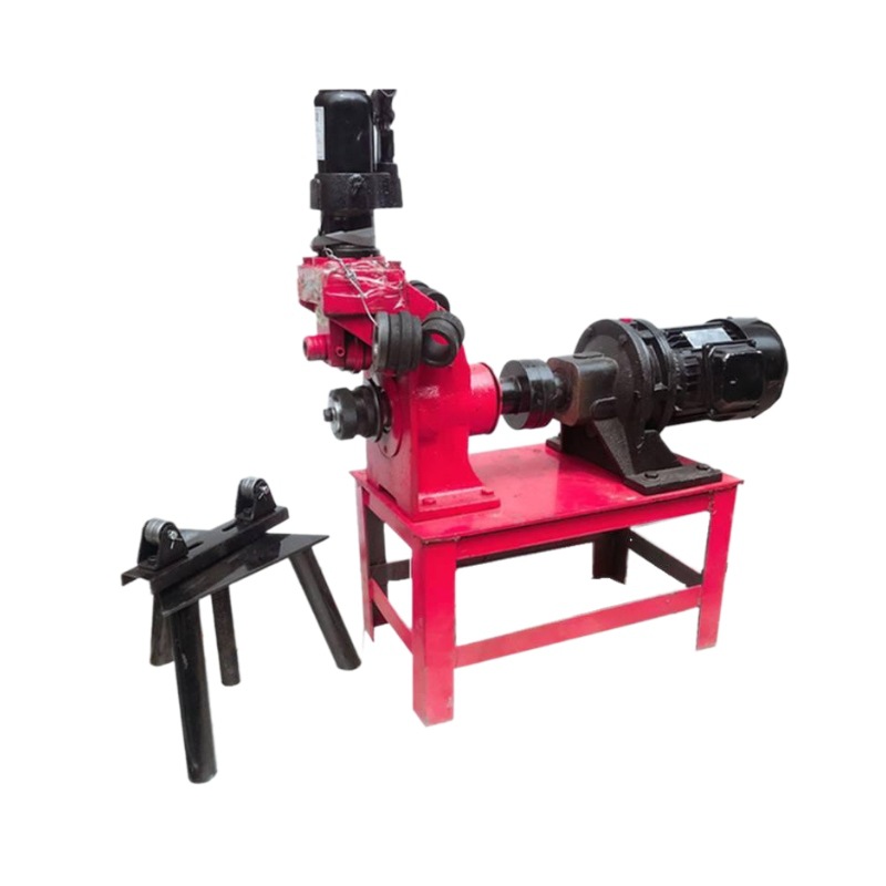 Máquina de rodadura de tubería de acero de grado industrial Máquina de ranura eléctrica de tubería contra incendios Máquina de ranura de tubería galvanizada Posicionamiento preciso y estable
