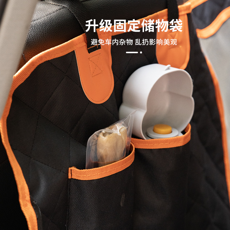 Amazon cojín de automóvil para mascotas ensanchado impermeable cojín de protección del asiento trasero plegable cojín antisucio para perros grandes