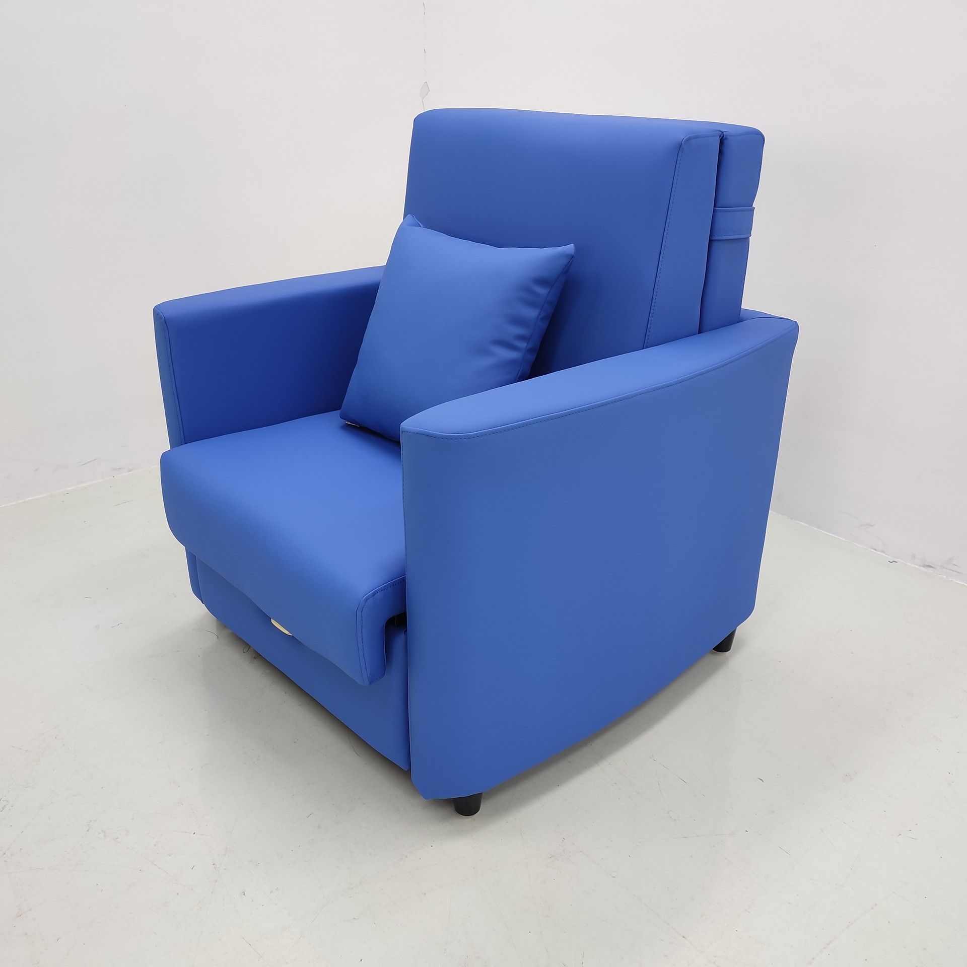 Moderno simple plegable multifuncional sofá cama de almacenamiento de una sola persona tecnología de tela de oficina almuerzo sofá cama
