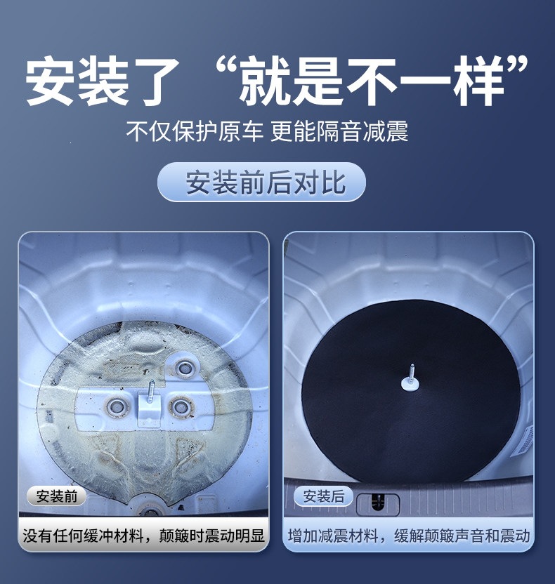 Suitable for spare tire well soundproofing cotton, universal car trunk sound-absorbing cotton, soundproofing pad, shock absorption and anti-vibration filler