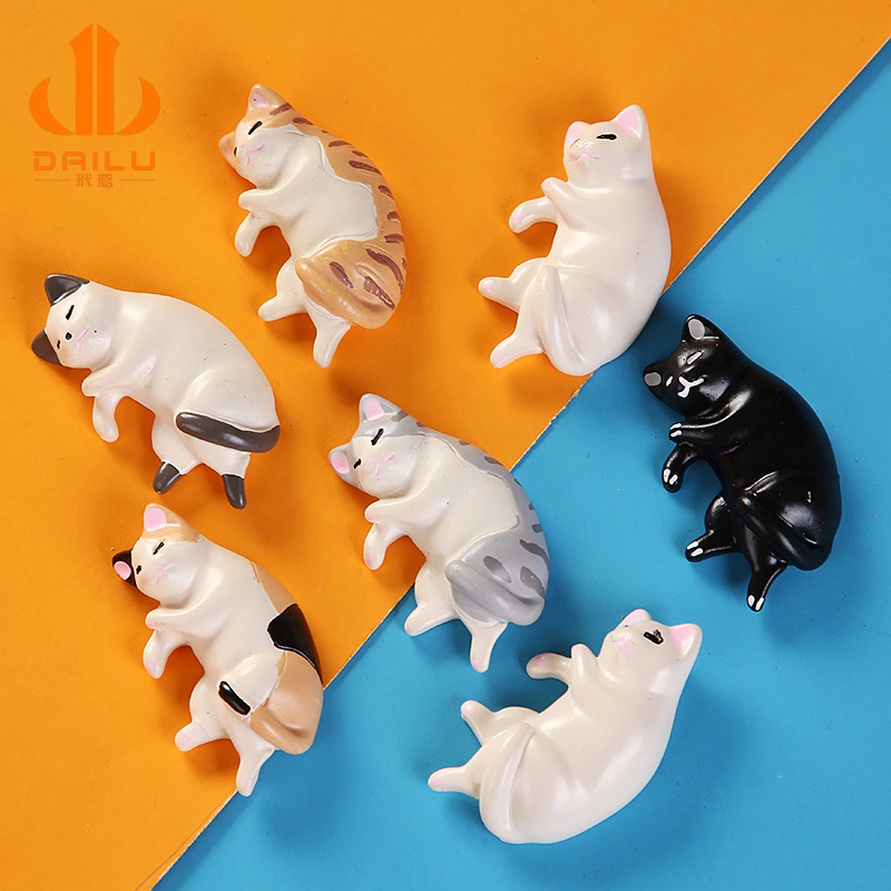 2022 New Cute Cat resin accessories diy material patch drop glue cream glue mobile phone case decoration accessories