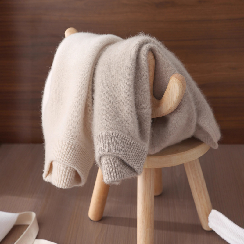 Boys' Sweaters, Autumn and Winter Cashmere Sweaters, Kidsren's Korean-Style Half-Turtle Collar Pullover Bottoming Knitwear, Baby Cashmere Kidsren's Clothing
