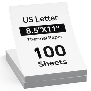 100Pcs A4 Thermal Printing Paper Letter Thermal Paper Thermal Paper Suitable for Most Thermal Printers