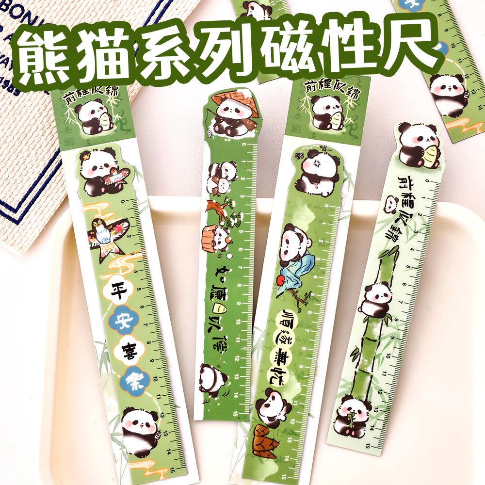 Cute magnetic universal ruler