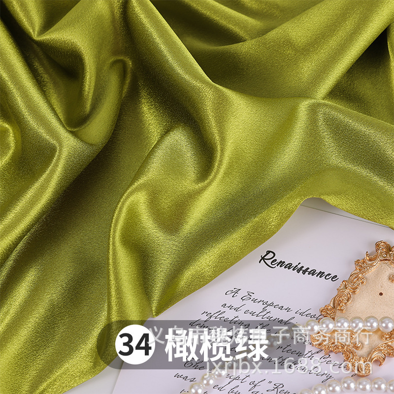 厚い水晶のサテンのサテンの布地のフラッシュのサテンのドレスの女性のワンピースの舞台の服の生地の卸売り|undefined