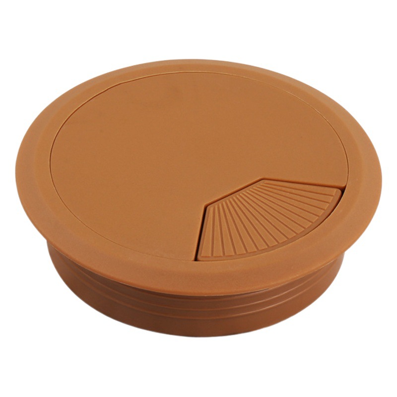 Cubierta de enrutamiento de escritorio cubierta de salida línea cubierta de agujero caja de línea agujero roscado cubierta de la caja cubierta del agujero