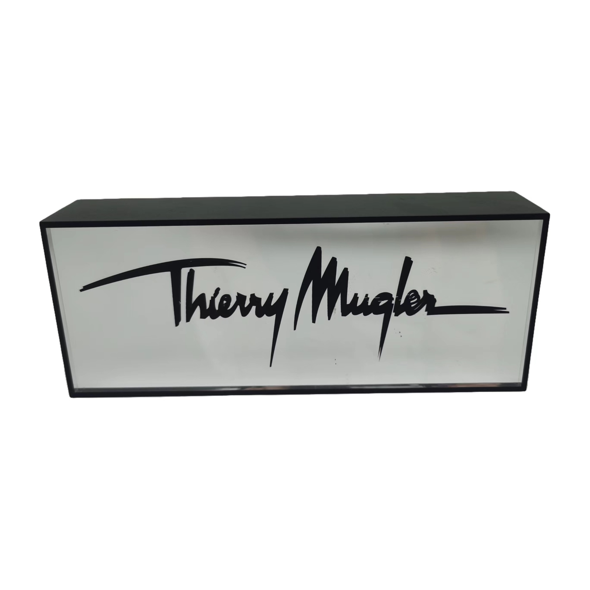 鼎佳厂家制作立体桌面标识牌 黑白组合亚克力logo牌