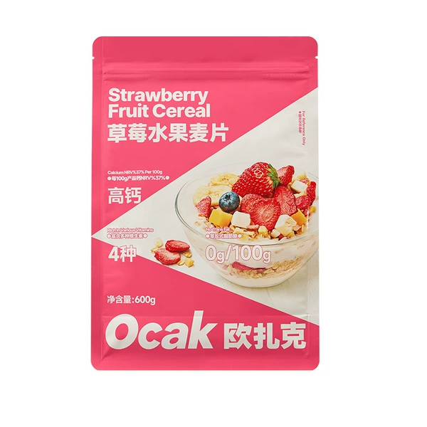 600g Ozark Strawberry Fruit Cereal